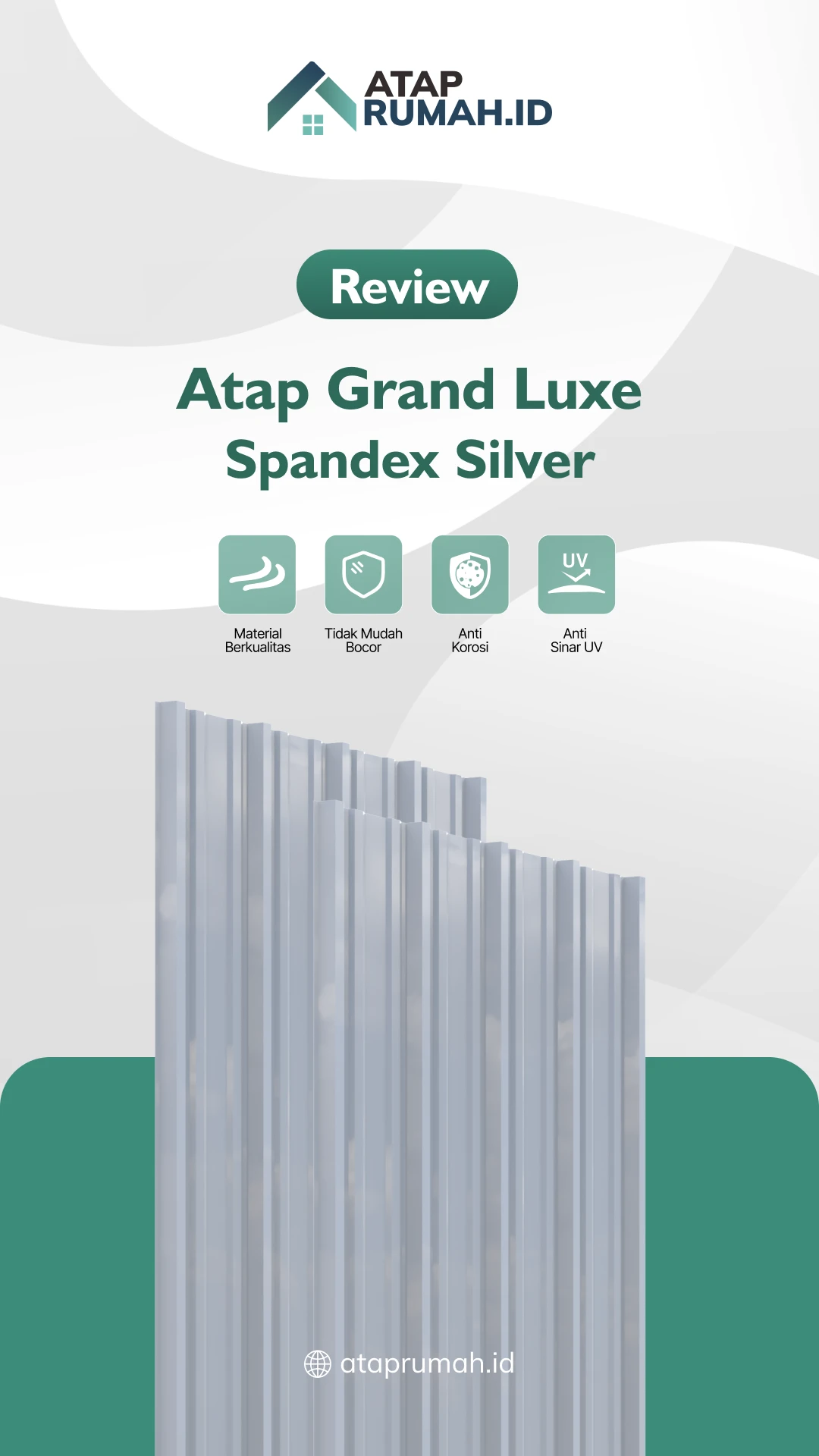 Review Atap Grand Luxe Spandex Silver