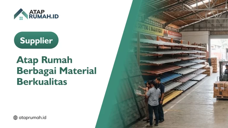 Supplier Atap Rumah Berbagai Material Berkualitas