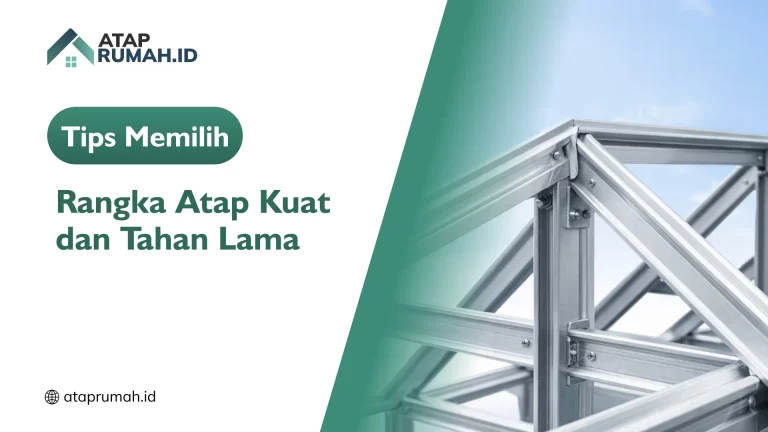 Tips Memilih Rangka Atap Kuat dan Tahan Lama