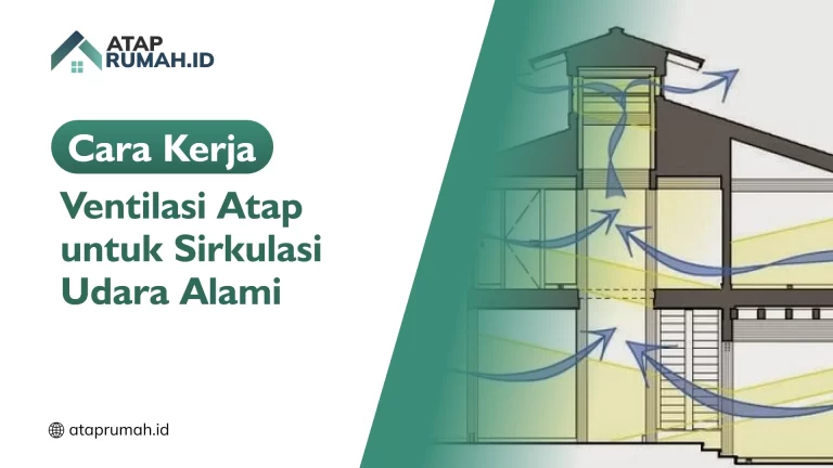 Cara Kerja Ventilasi Atap untuk Sirkulasi Udara Alami