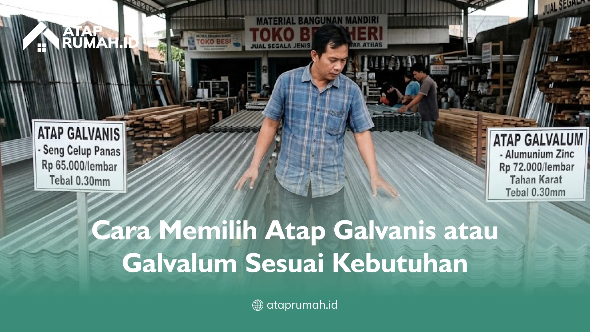 Cara Memilih Atap Galvanis atau Galvalum Sesuai Kebutuhan