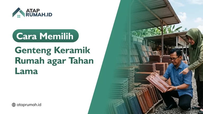 Cara Memilih Genteng Keramik Rumah agar Tahan Lama