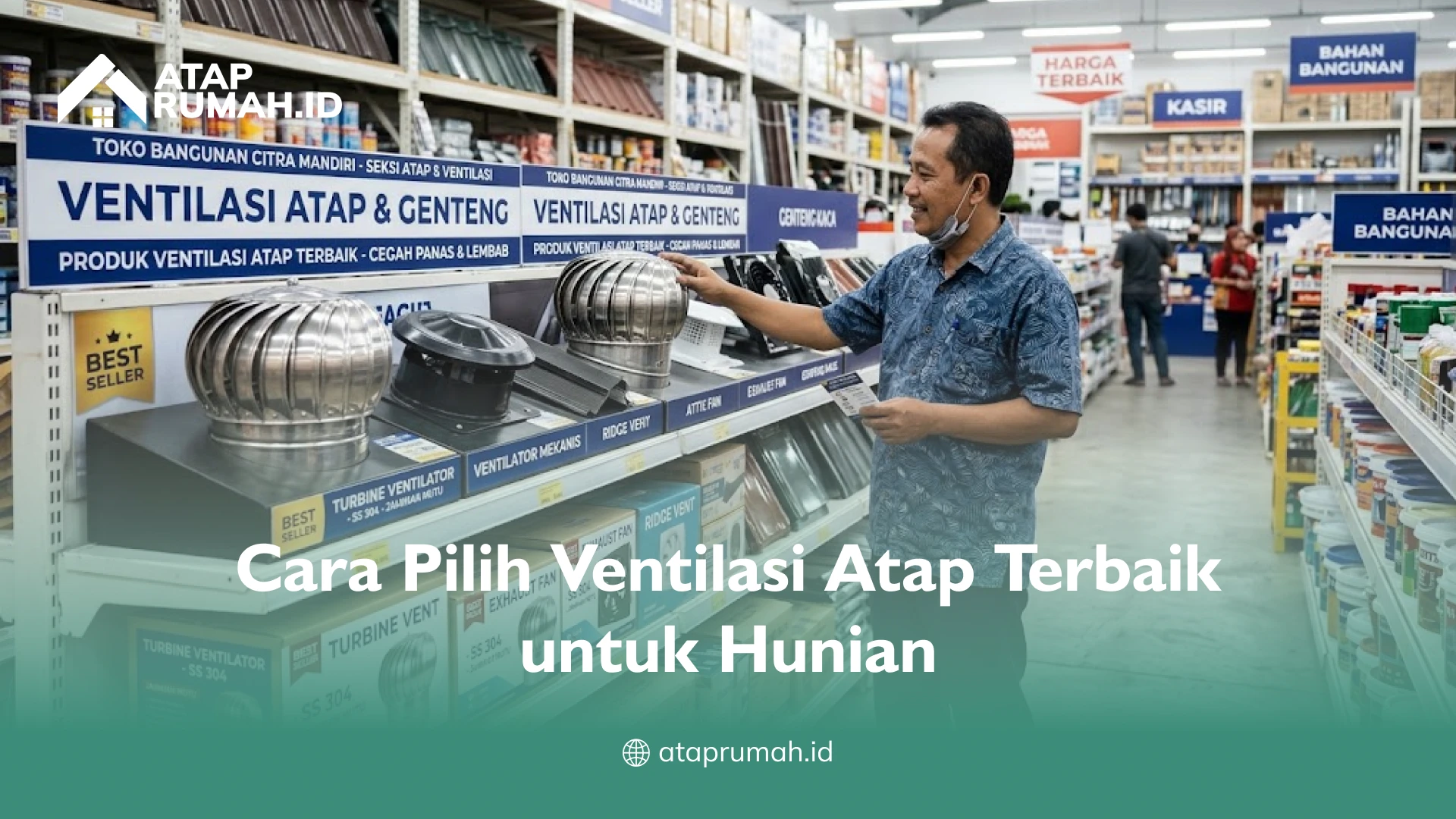 Cara Pilih Ventilasi Atap Terbaik untuk Hunian