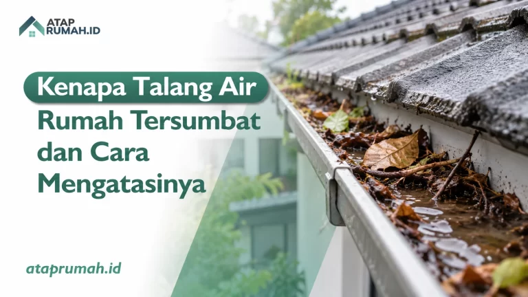 Kenapa Talang Air Rumah Tersumbat dan Cara Mengatasinya