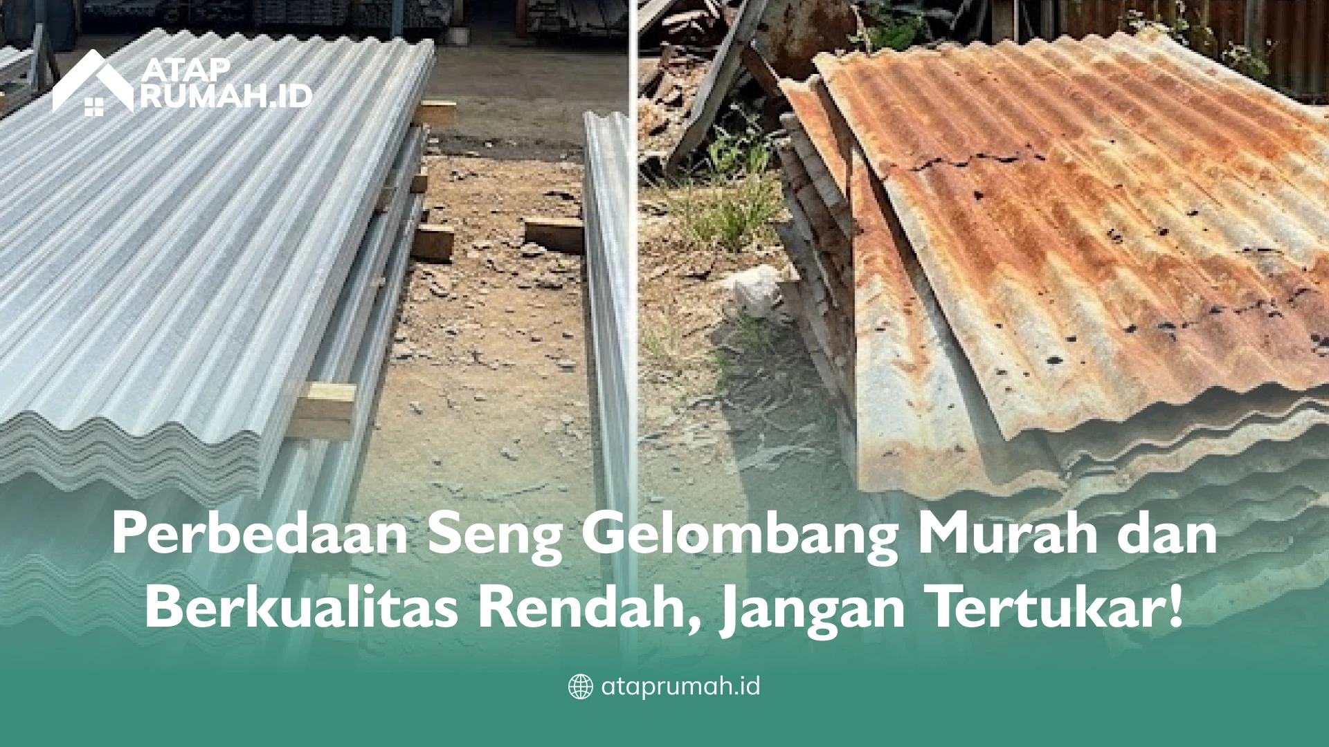 Perbedaan Seng Gelombang Murah dan Berkualitas Rendah, Jangan Tertukar!