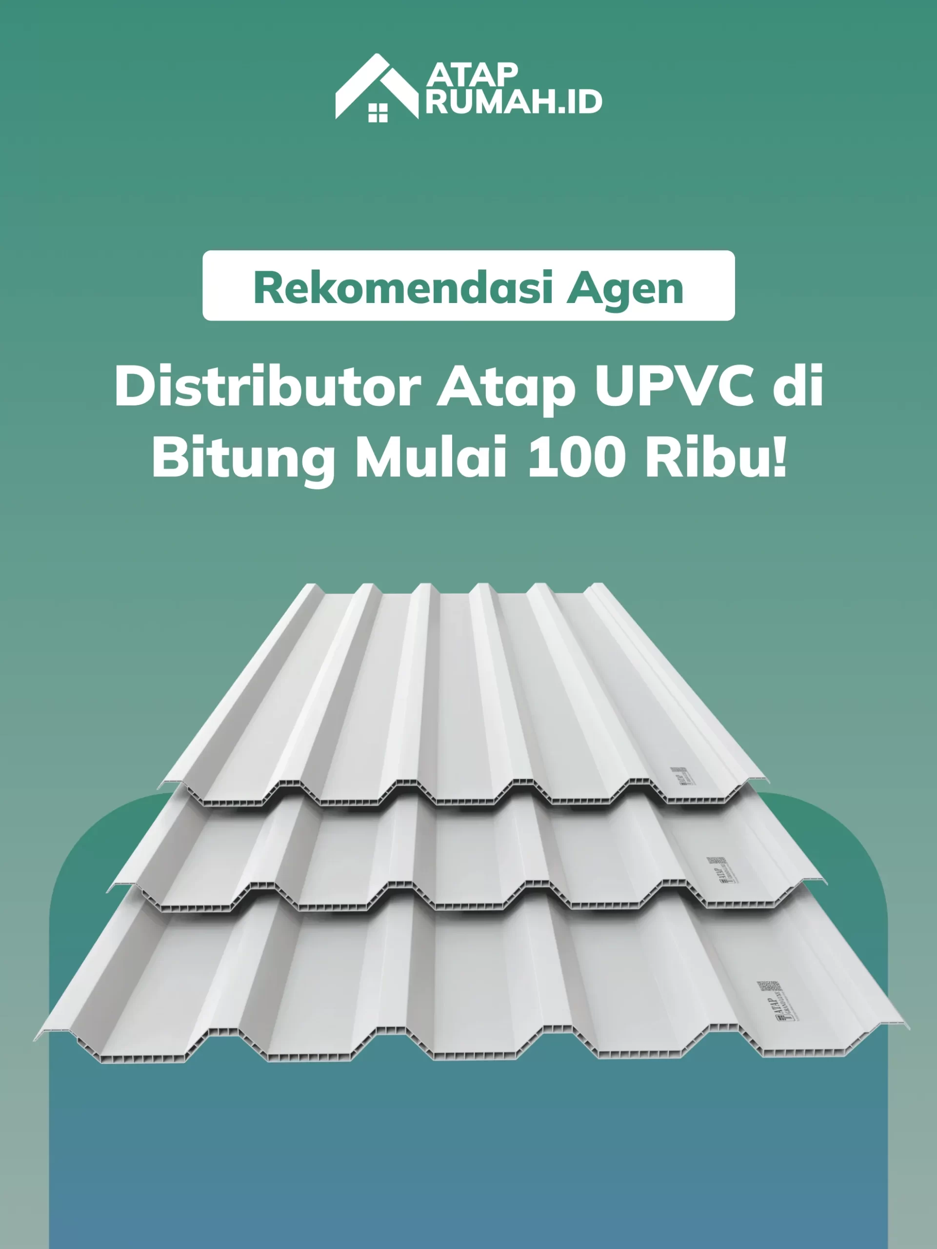 Rekomendasi Agen Distributor Atap UPVC di Bitung Mulai 100 Ribu!